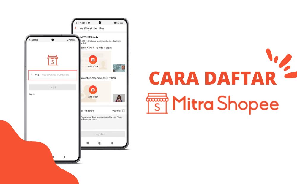 cara daftar mitra Shopee