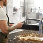 Laser cutting metal