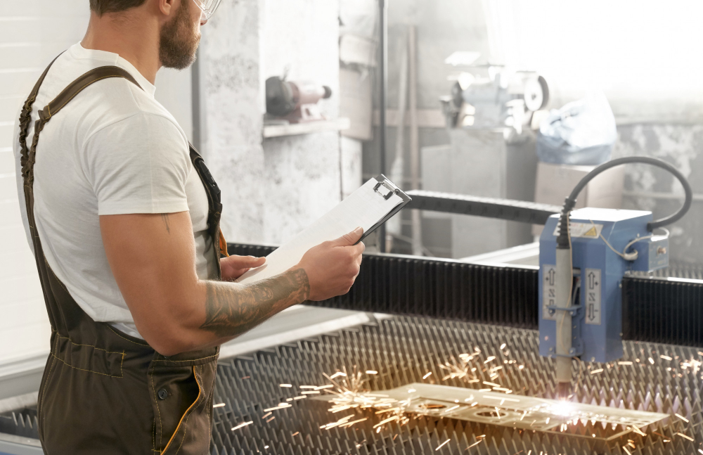 Laser cutting metal