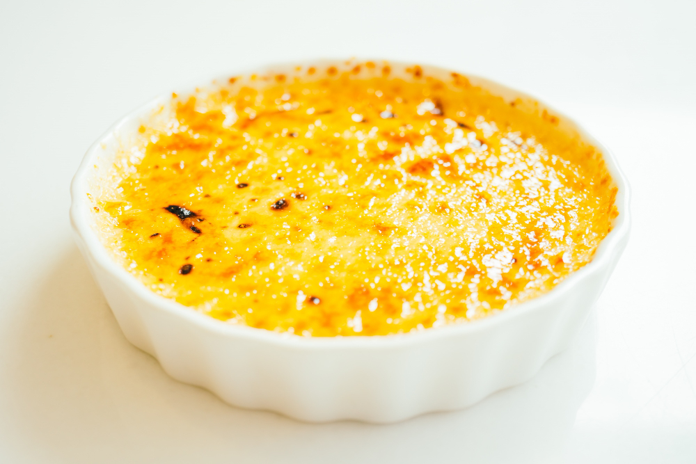 Membuat creme brulee